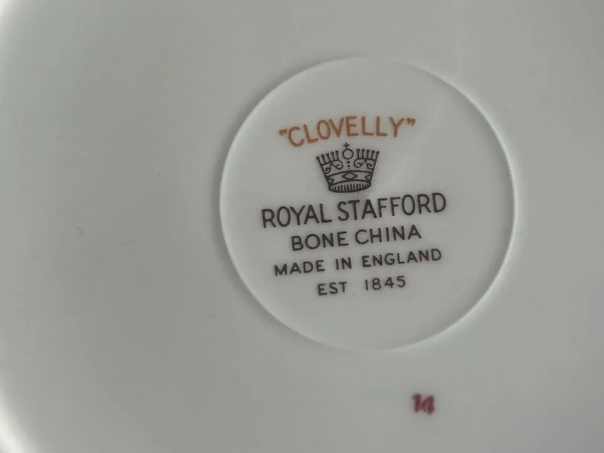 Vintage Royal Stafford "Clovelly" Bone China Set - Image 2