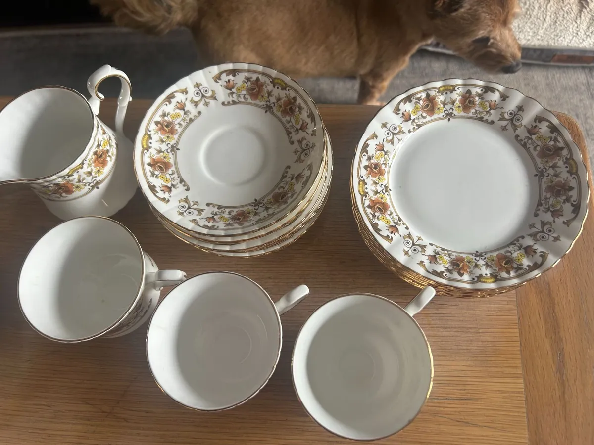 Vintage Royal Stafford "Clovelly" Bone China Set - Image 3