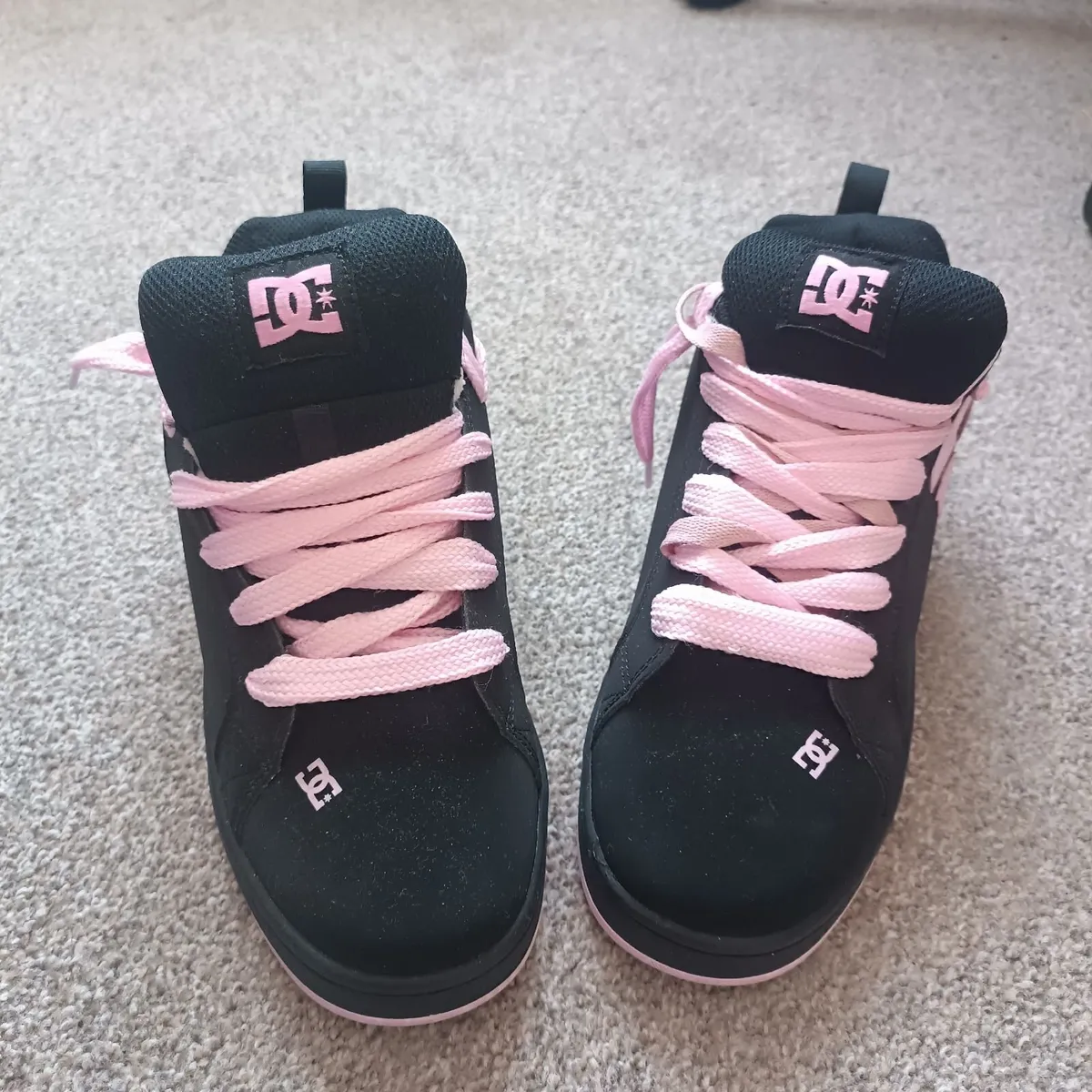 New DC Shoes Court Graffik (Black/Pink) - Image 4