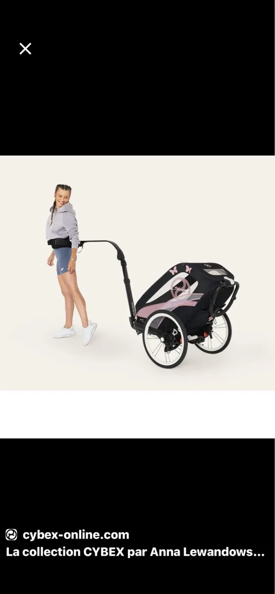 Bike trailer jogging stroller  Cybex x puma Zeno - Image 2