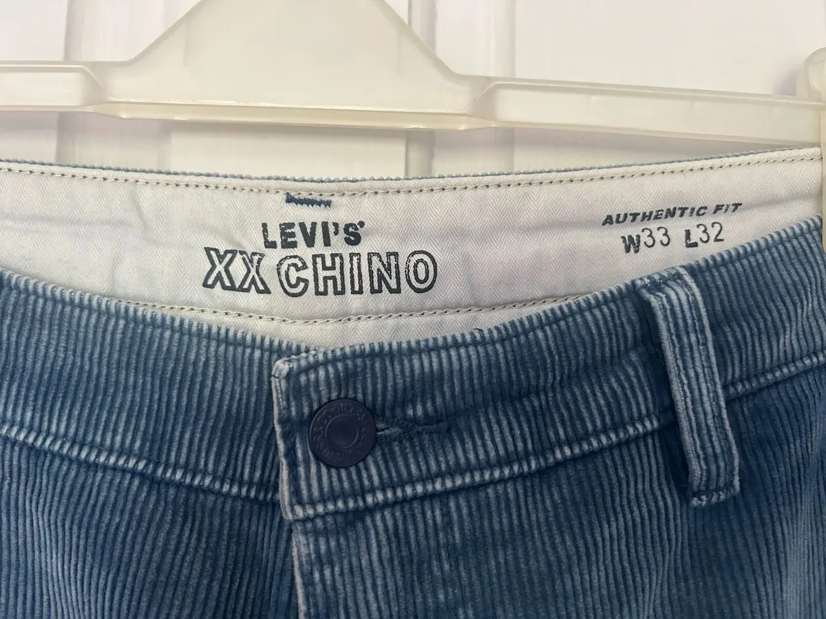 Men's Levi's XX Chino Corduroy Trousers – W33 L32 - Image 2