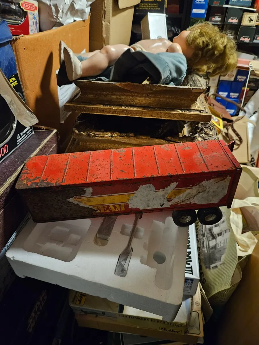 Vintage Pressed Steel A Team Trailer - Image 1