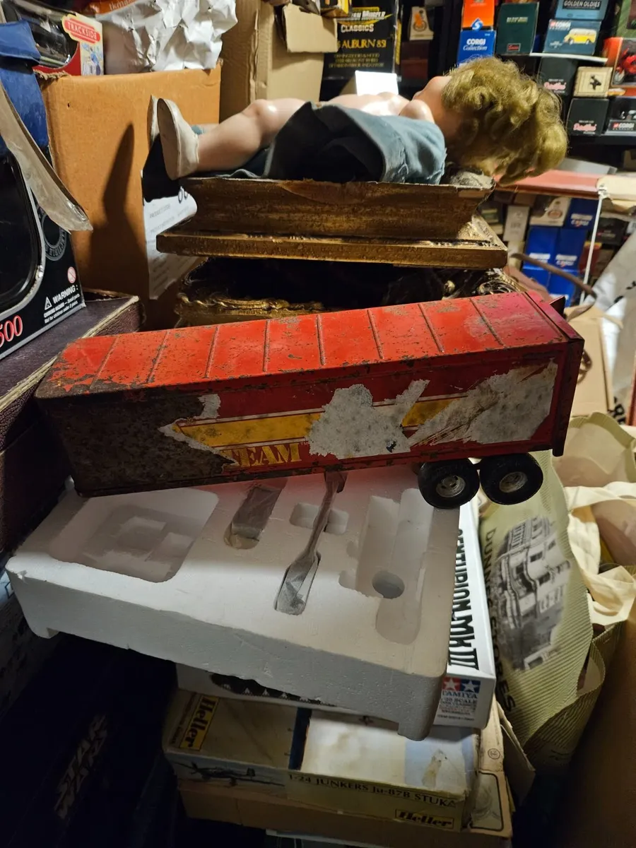 Vintage Pressed Steel A Team Trailer - Image 2