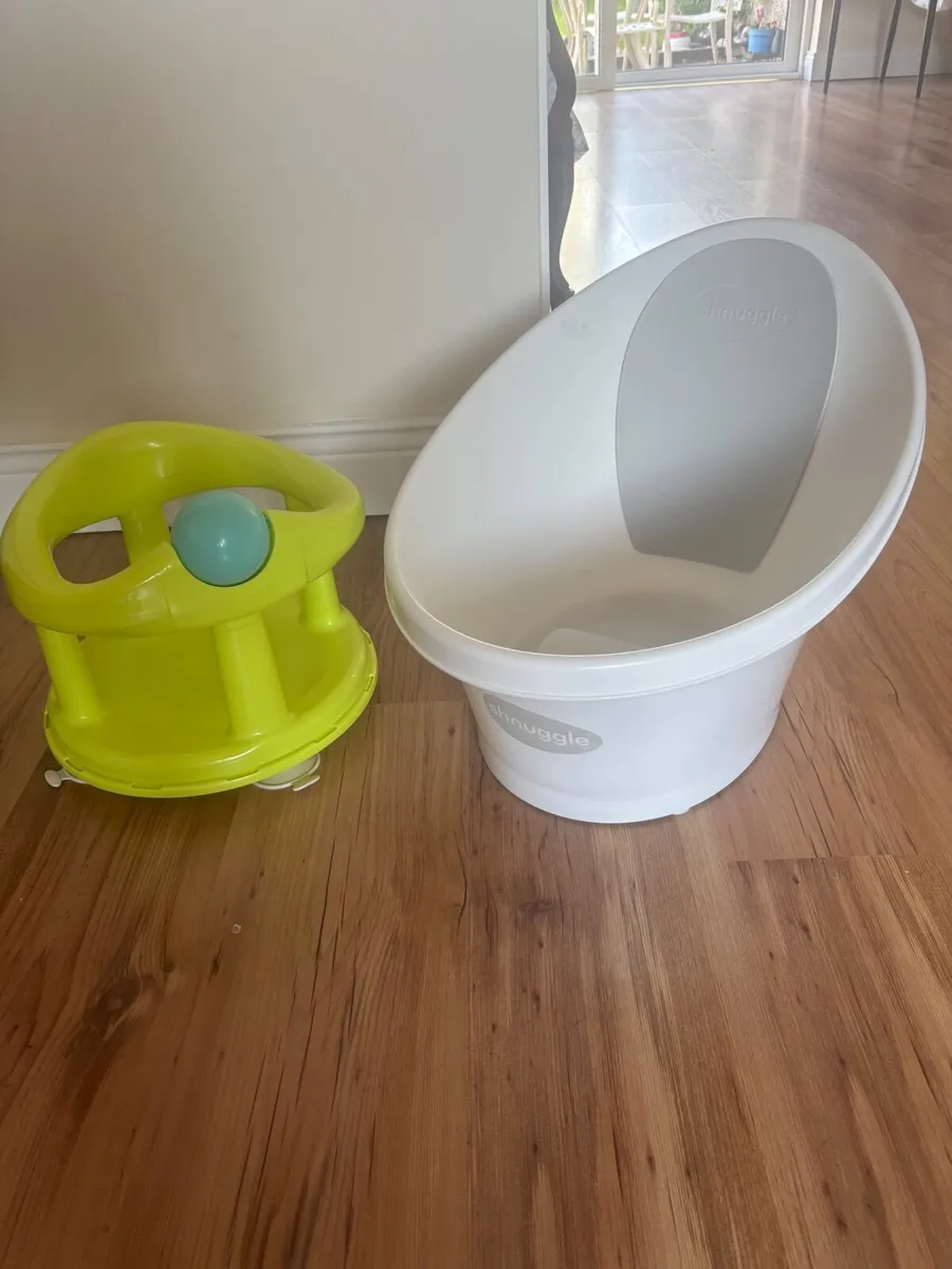 Baby bath and bath seat