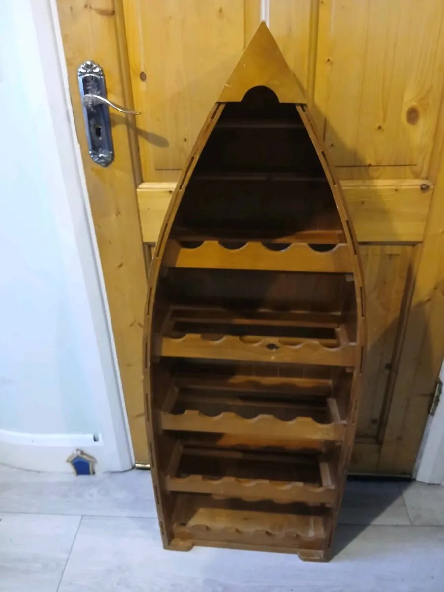 Boat-shaped Wine rack - Image 2