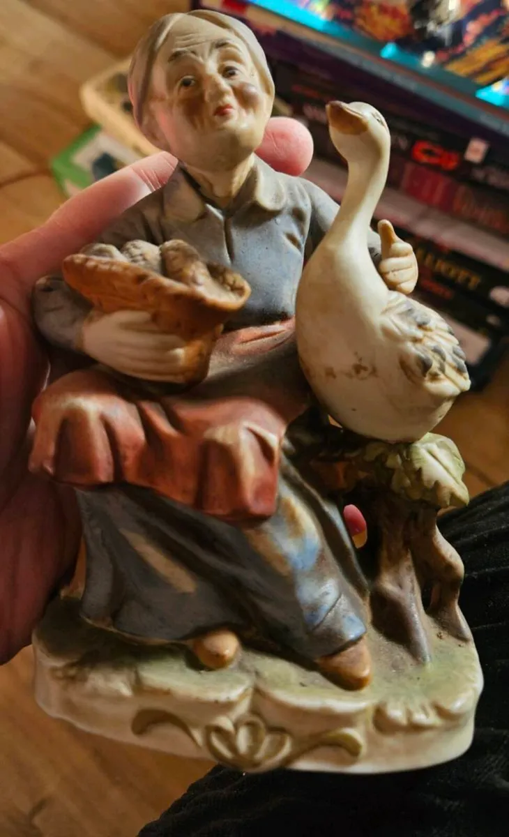 Old Lady with duck Ornament - Image 1