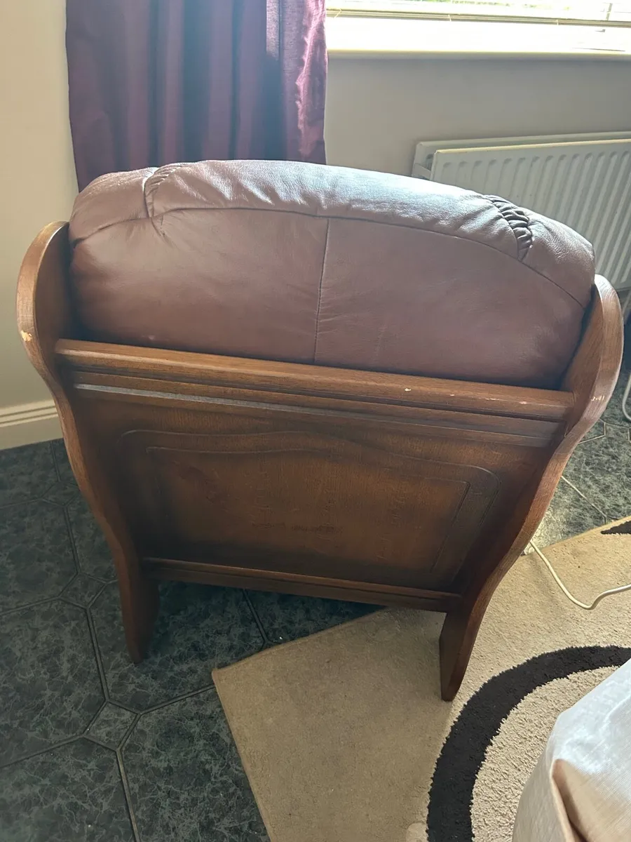 Oak Framed Armchairs - Image 2