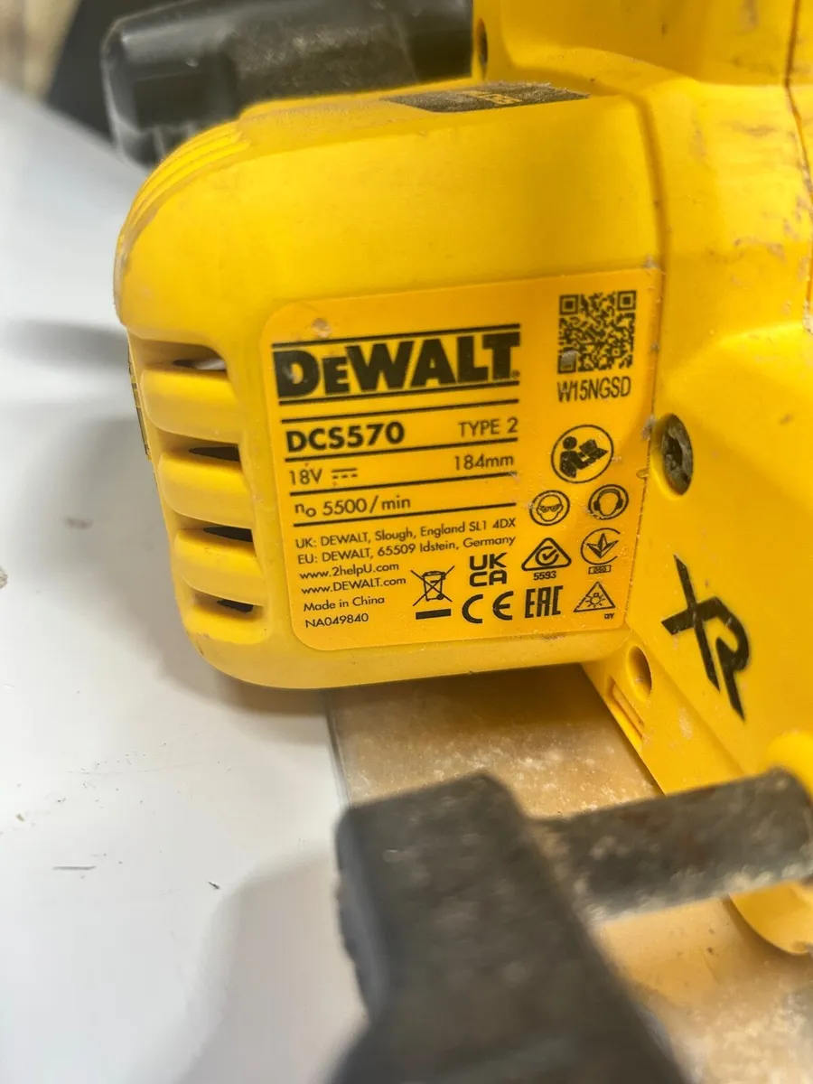 dewalt 165mm battery powered saw - Image 4