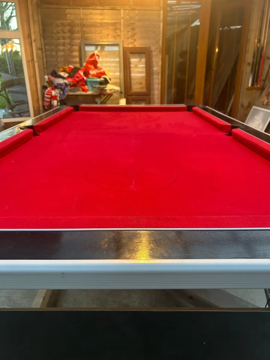 6ft x 3ft wooden bed pool table - Image 3