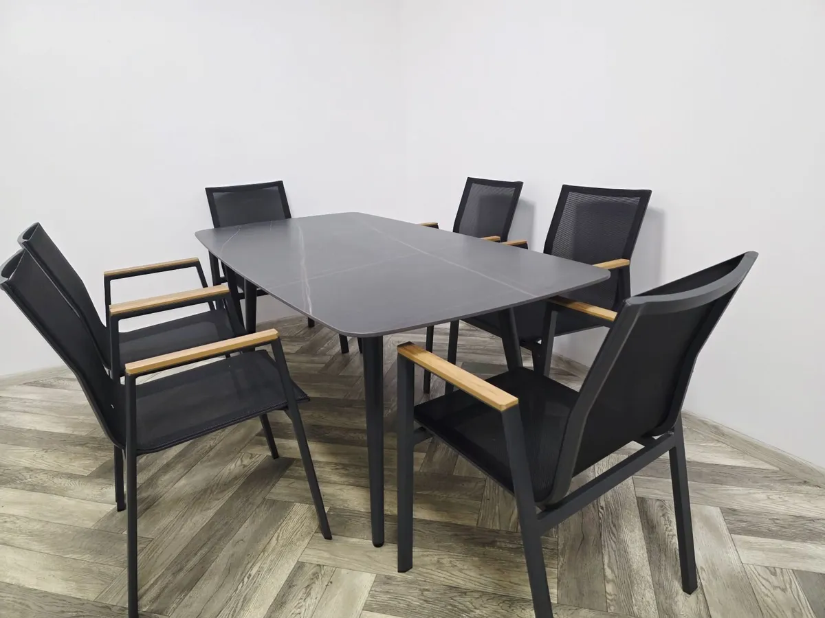 Siena Dining set- Laurent Black - Image 2