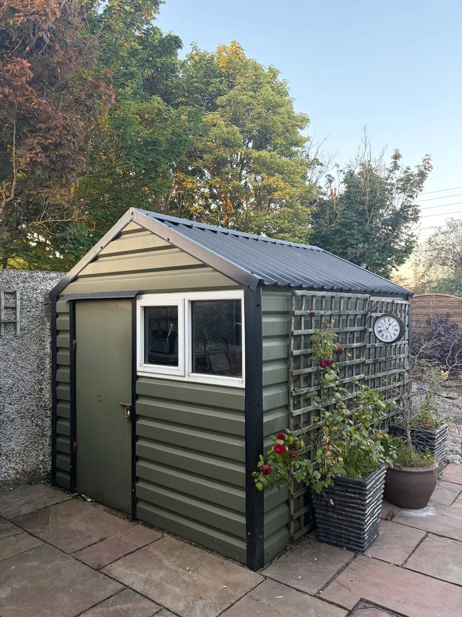 Large Steel Garden Shed - Image 1