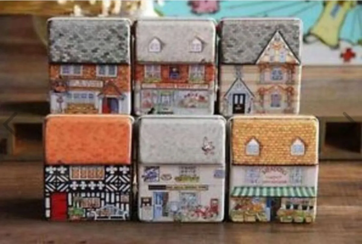 6 pcs Metal Mini Full Color Tin Box. Free Post - Image 1