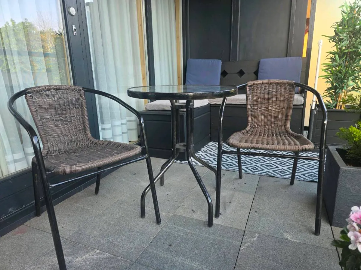 Table and 2 chairs 
Collection from Stillorgan - Image 1