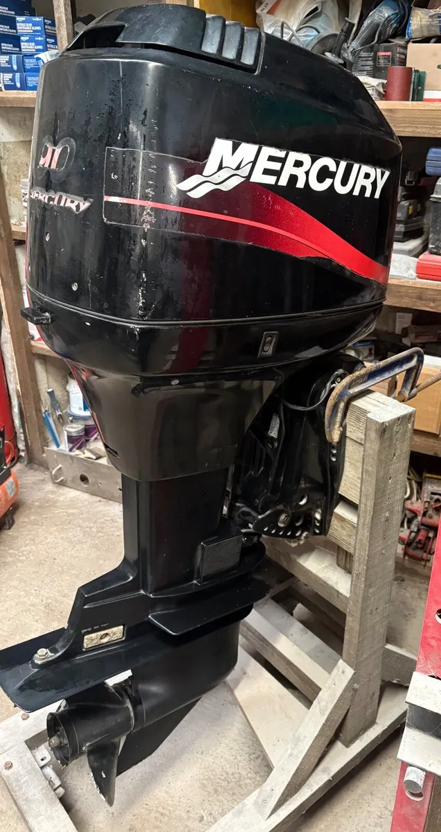 2003 Mercury 90hp 2 stroke outboard engine. - Image 2