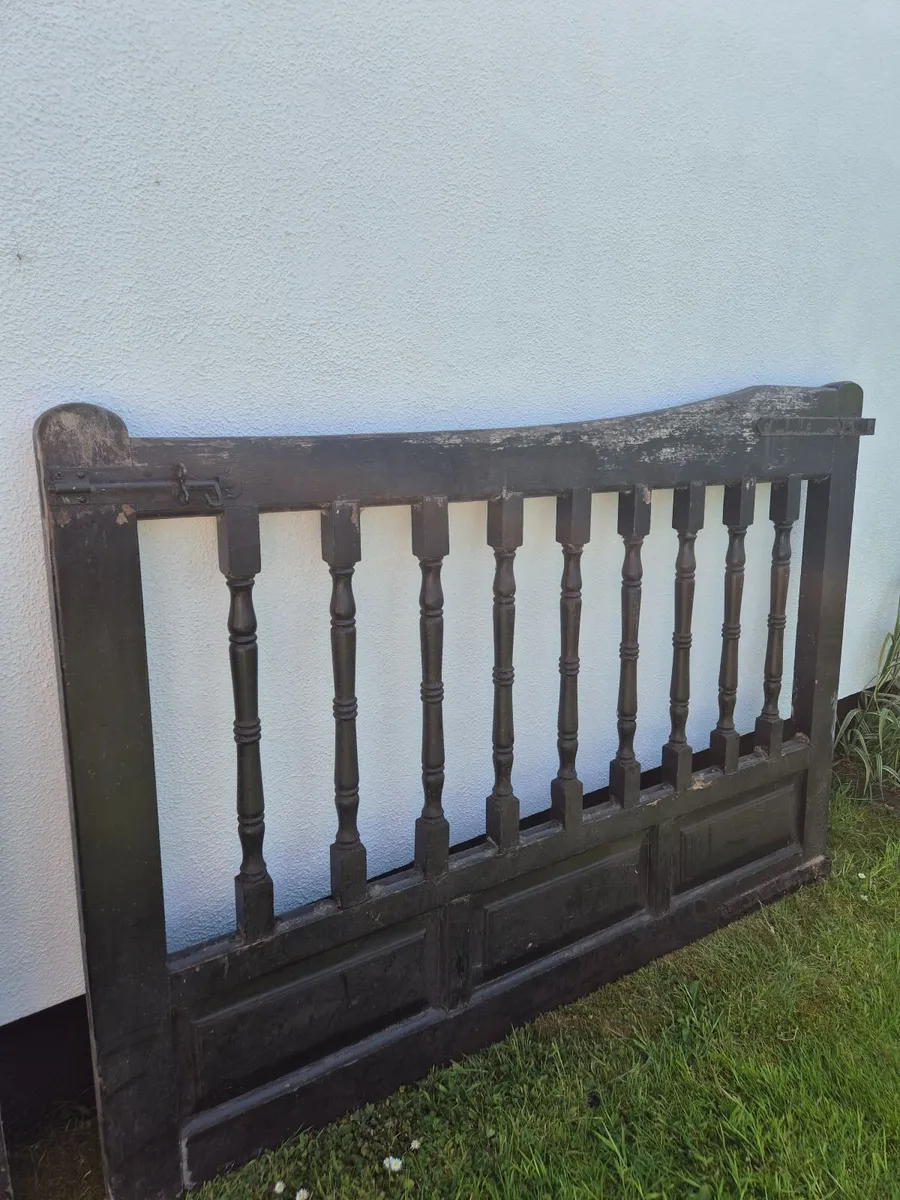 Pair of Teak Gates - Image 1