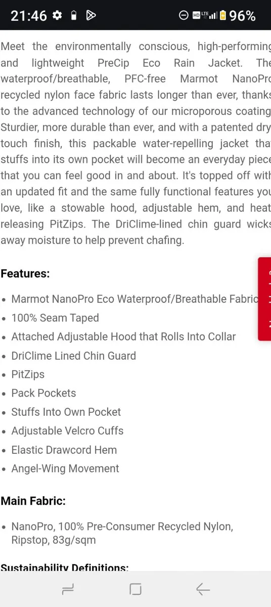 Waterproof jacket MARMOT - Image 3