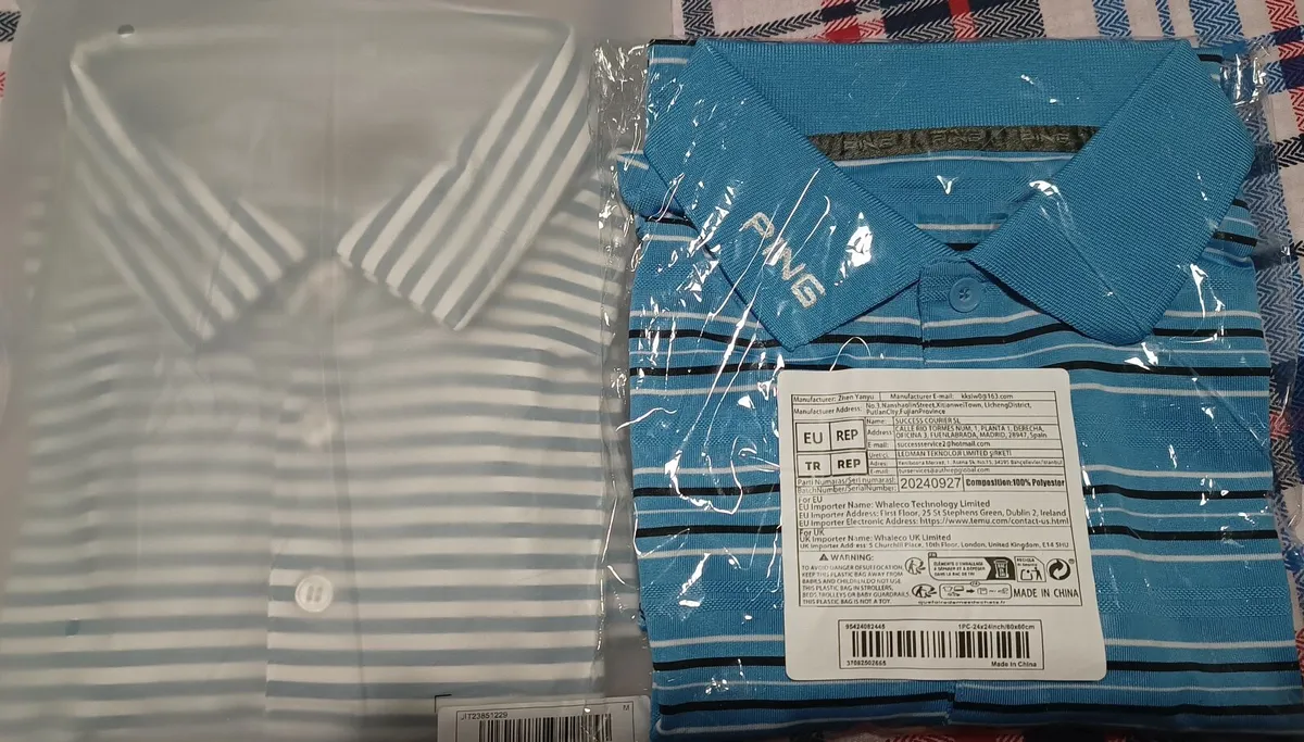 2 Ping Golf Polo Shirts - Image 1