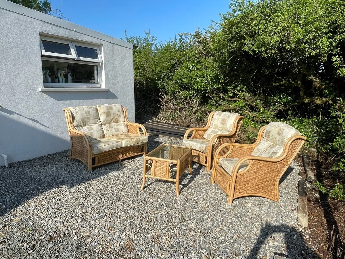 4 Piece Bamboo furniture - Image 1