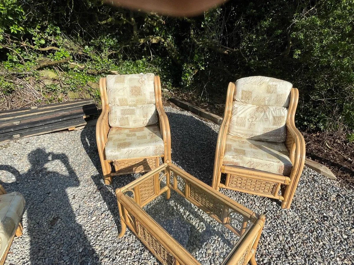 4 Piece Bamboo furniture - Image 2