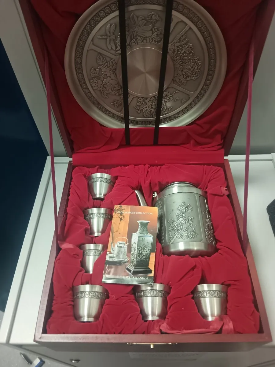Pewter tea service - Image 3