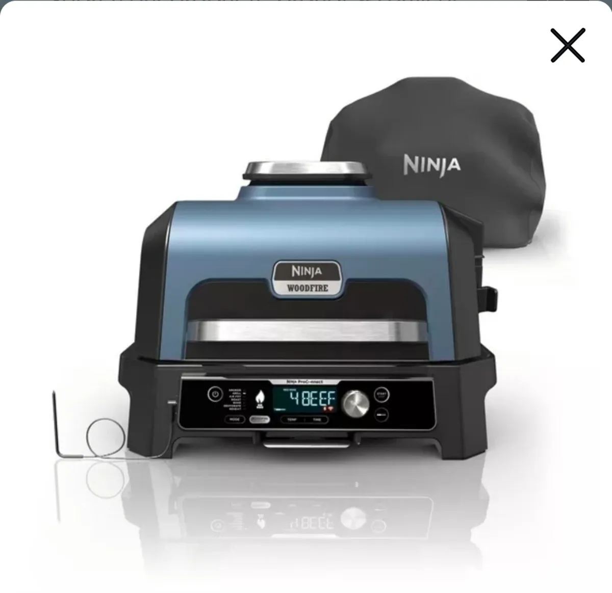 Ninja Woodfire OG903UK Pro Connect XL Electric BBQ - Image 1