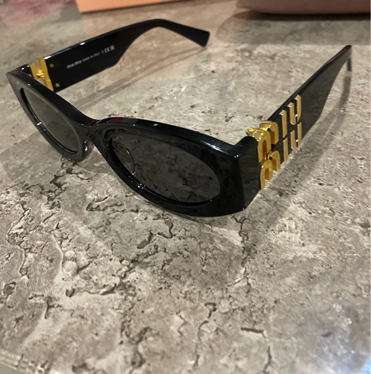 Miu Miu black cat-eye sunglasses - Image 2
