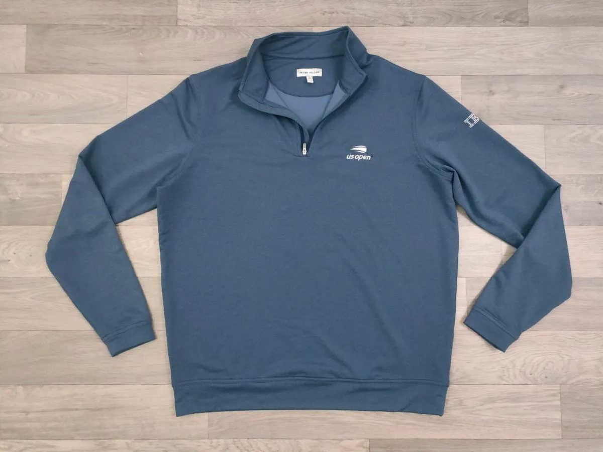 Peter Millar US Open Half Zip Golf Jumper Mens M - Image 1