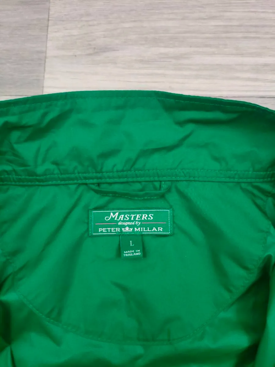 Peter Millar Master Half Zip Windbreaker Jacket L - Image 4