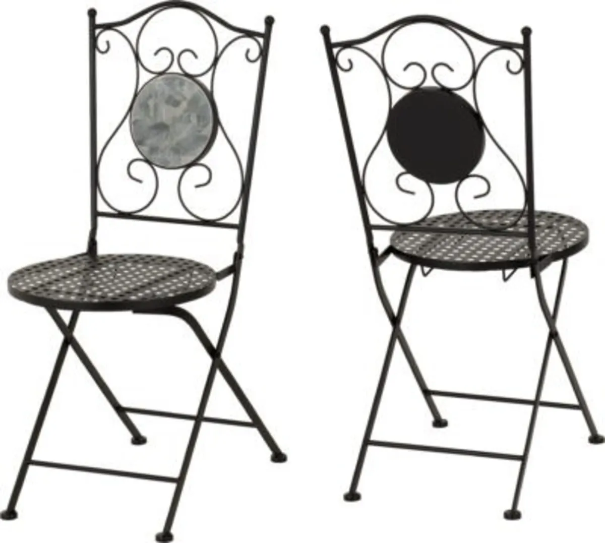 Patio garden set table and 2 chairs - Image 2