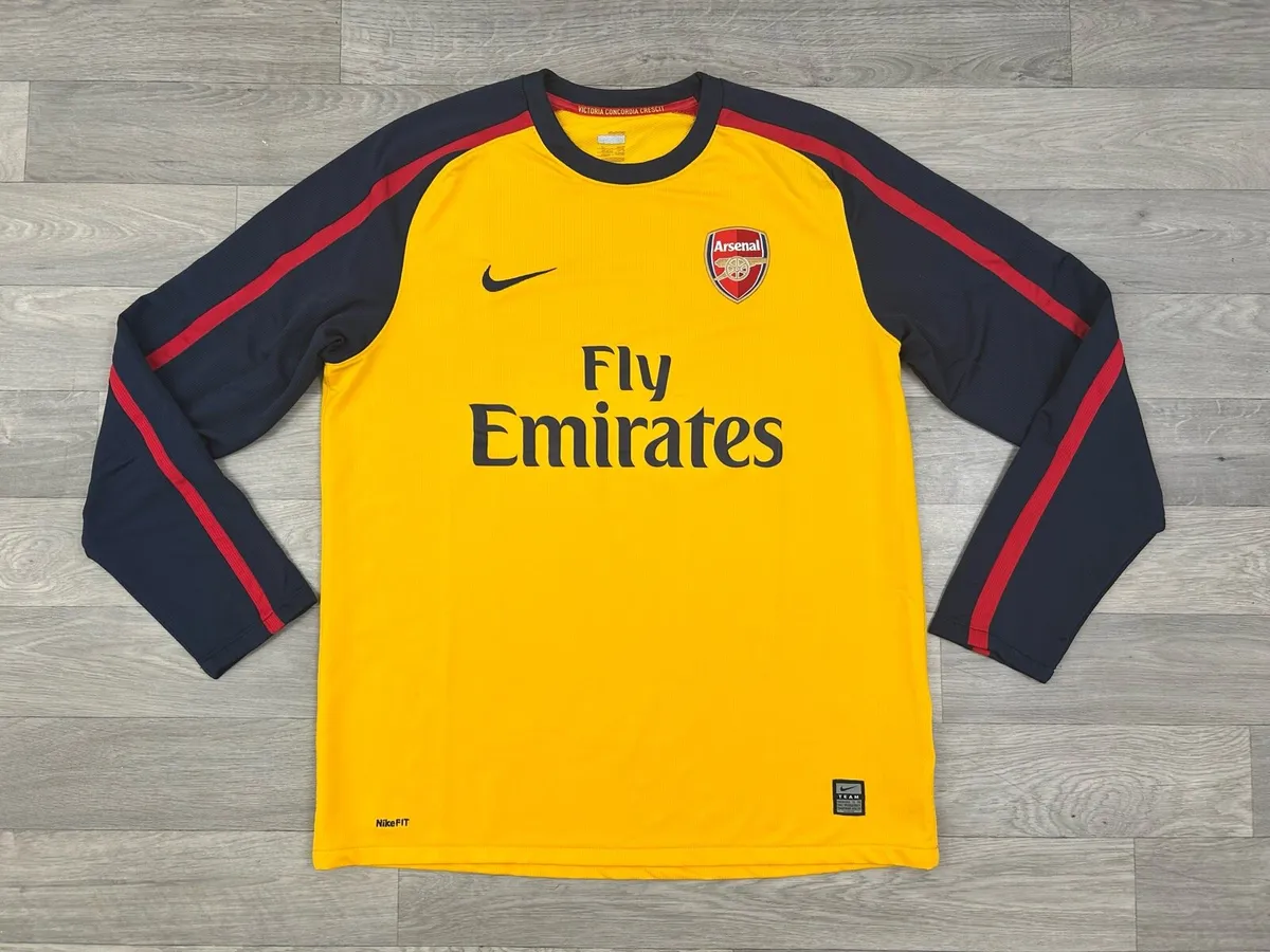 Vintage 2008 Arsenal 2008 Away Long Sleeve Jersey - Image 1
