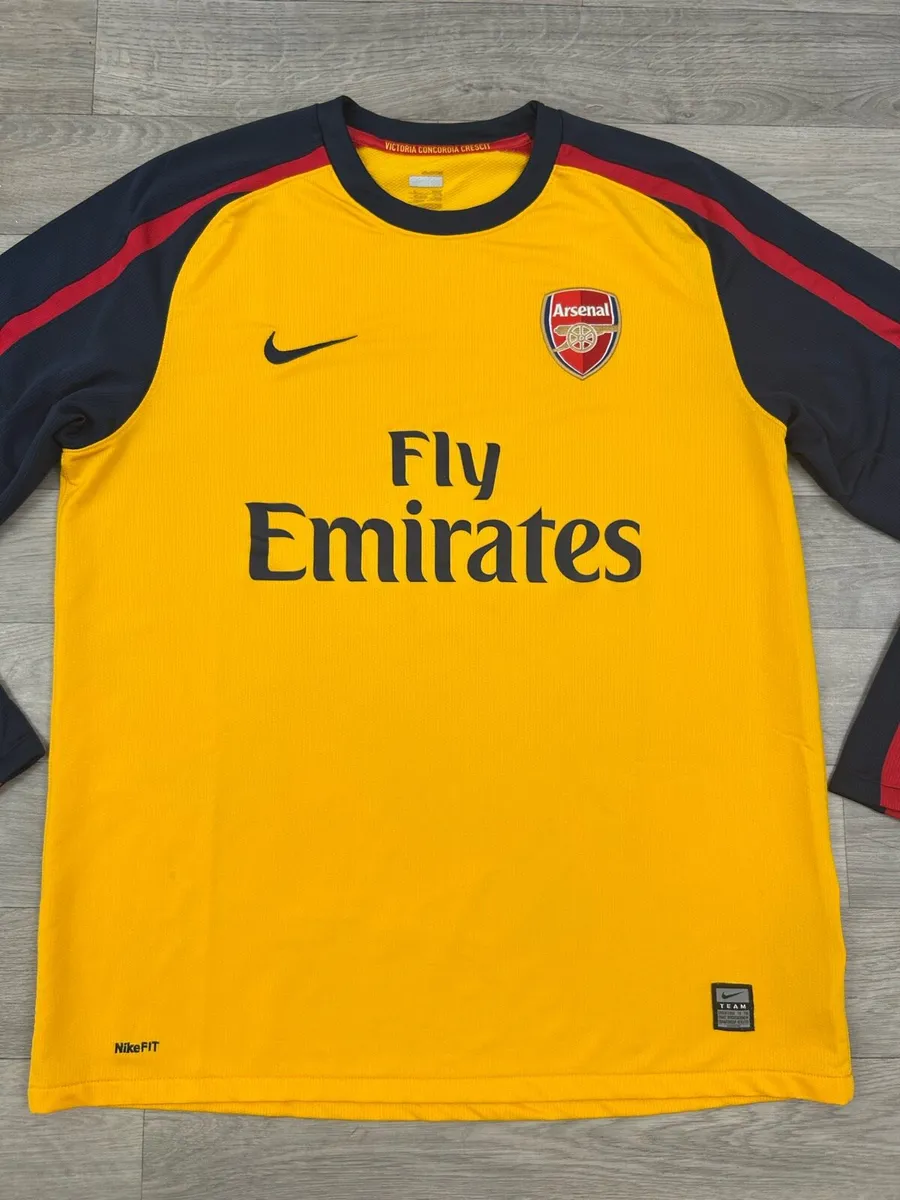 Vintage 2008 Arsenal 2008 Away Long Sleeve Jersey - Image 2