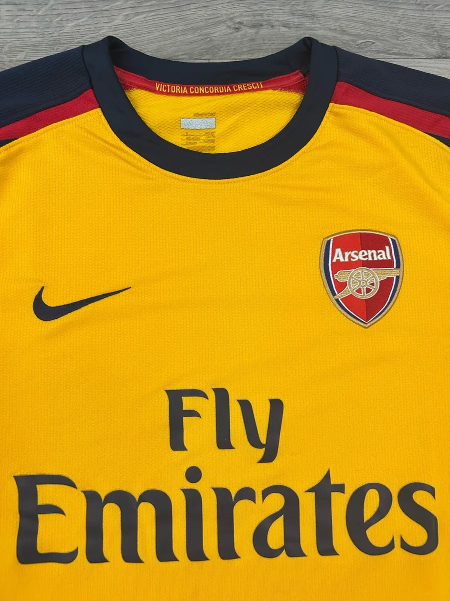 Vintage 2008 Arsenal 2008 Away Long Sleeve Jersey - Image 4