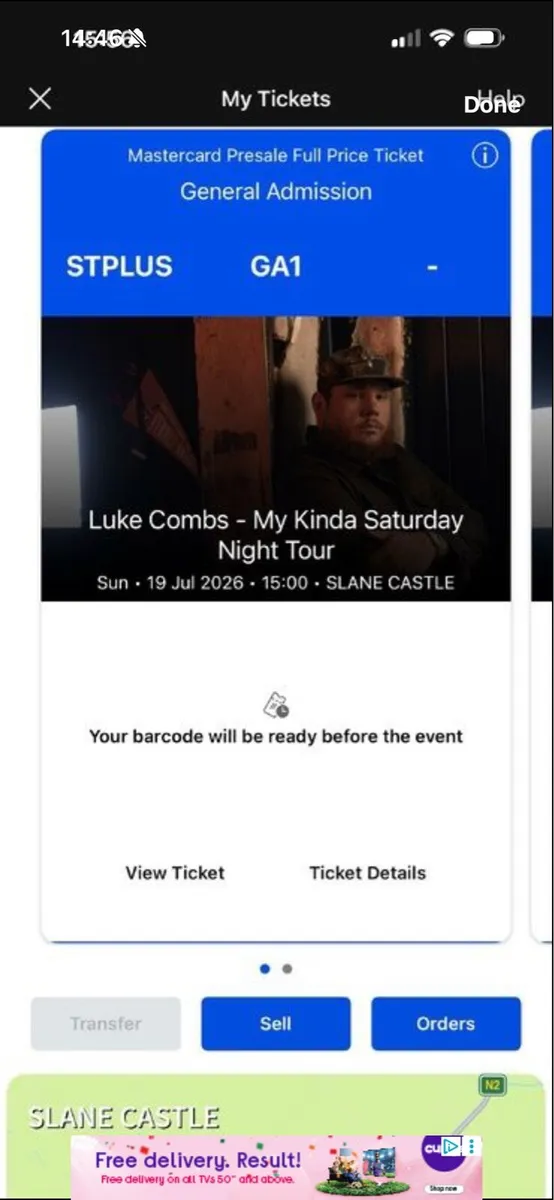 Luke Comb tickets - Image 1