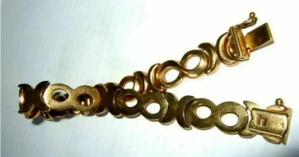 Vintage Hallmarked 9ct Gold Bracelet - Image 4