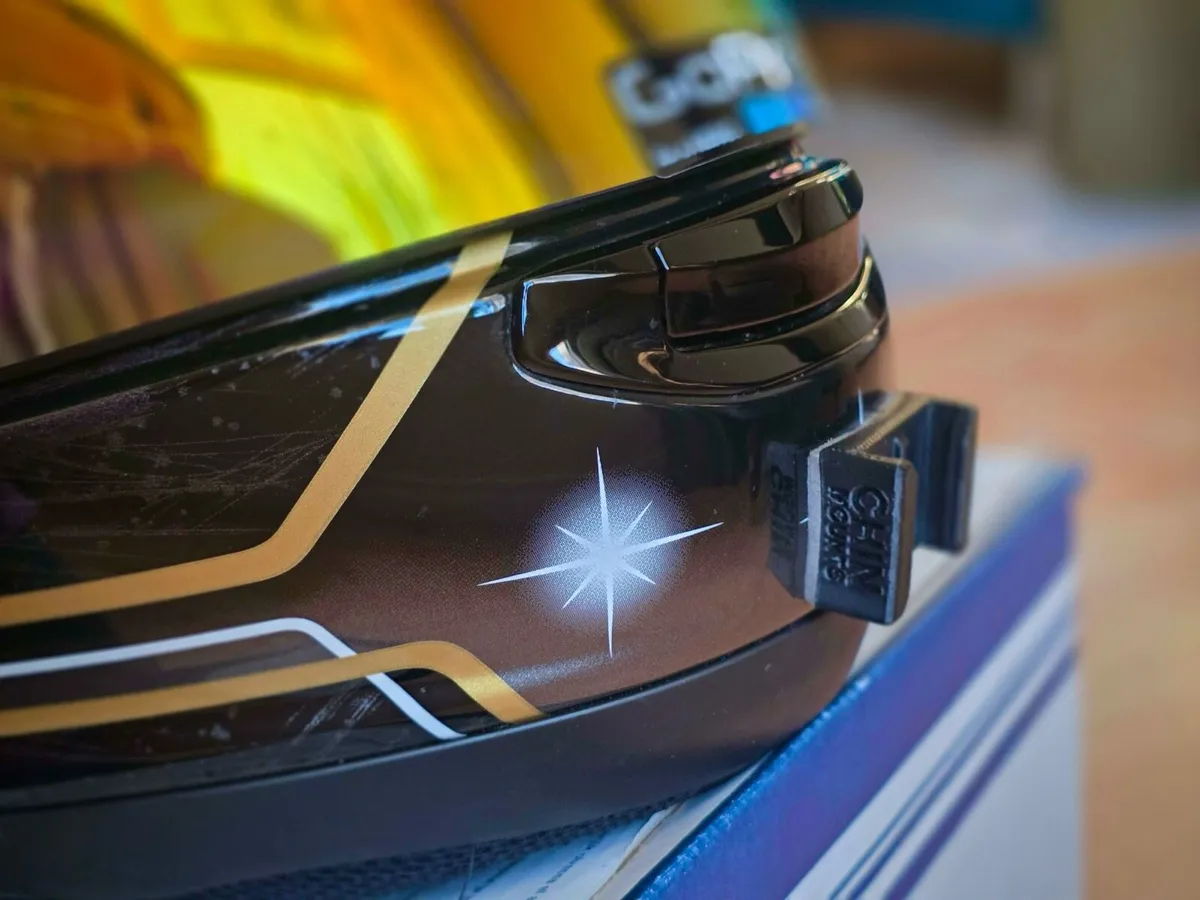Arai Rx-7v Evo Pedrosa Gold Helmet - Image 3