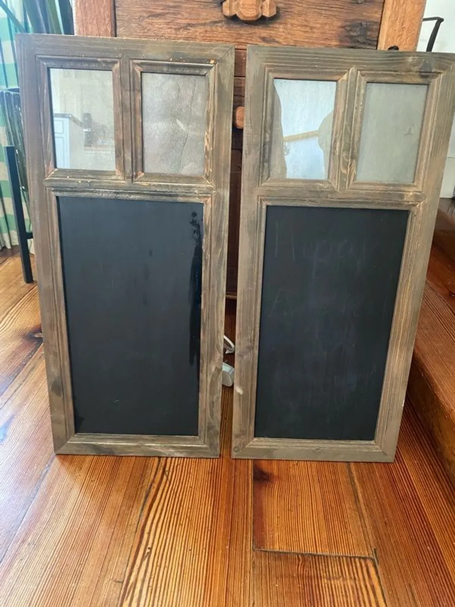 Matching Chalk Boards & Photo Frames - Image 2