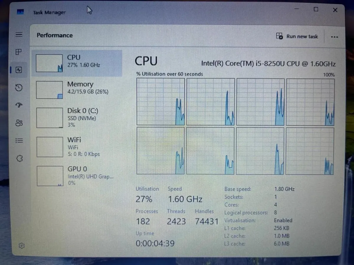 Dynabook Protégé-i5(8th)-16GB-256GB SSD - Image 4