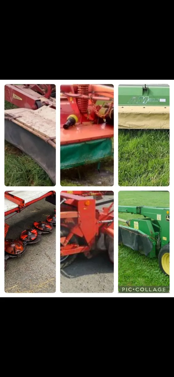 Breaking John deere, kuhn, kvereland,lely mowers