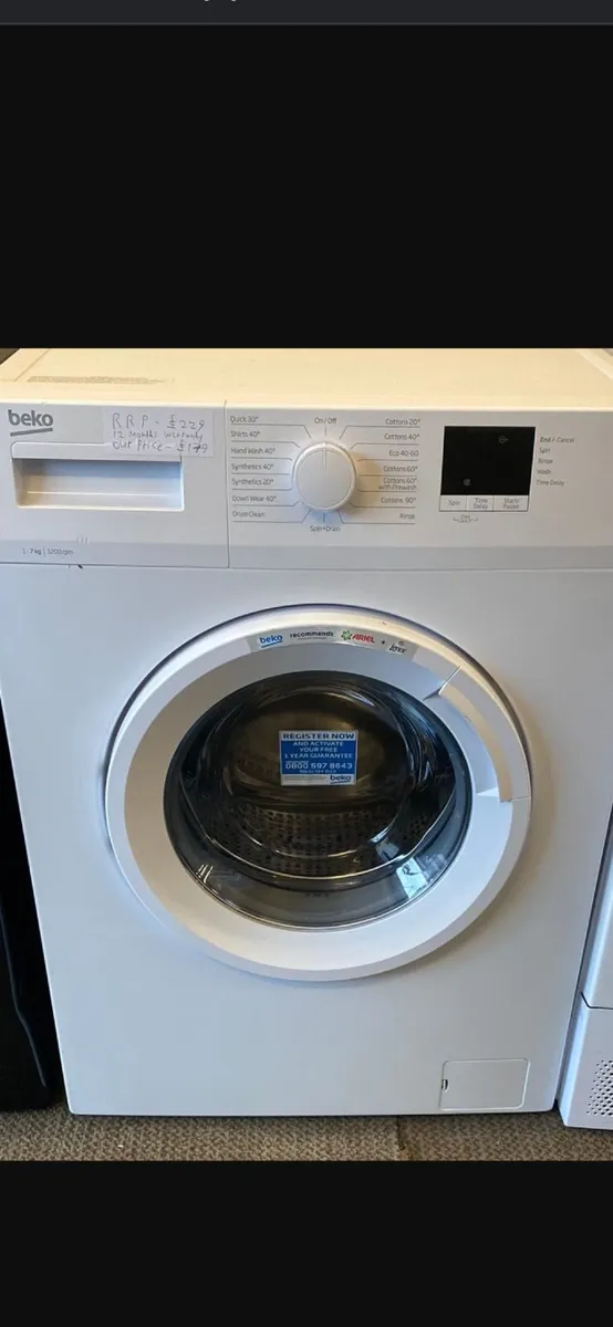 Washing  machine free delivery