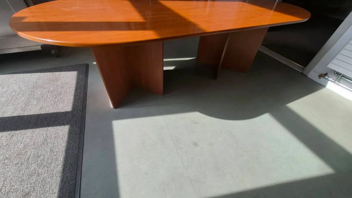 Large 2.4 metre Dining/BoardRoom table - Image 2