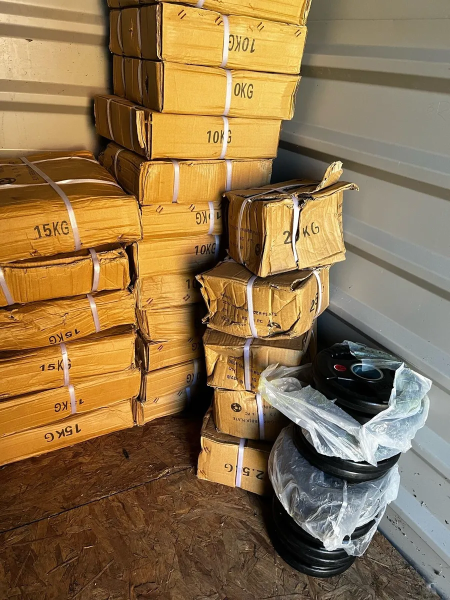 1725kg new Olympic tri grip weight plates - Image 1