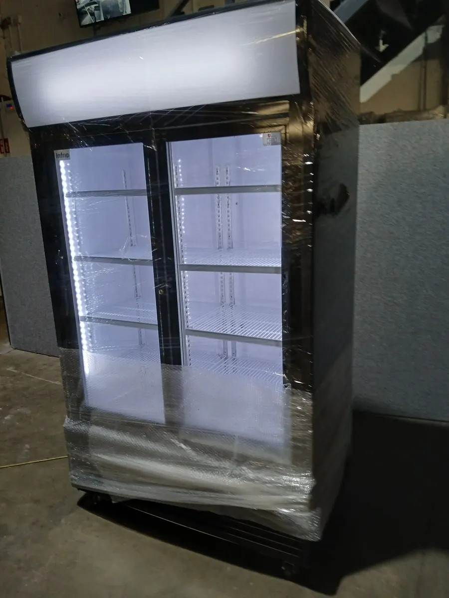 Staneless steel  double fridge commercial - Image 2