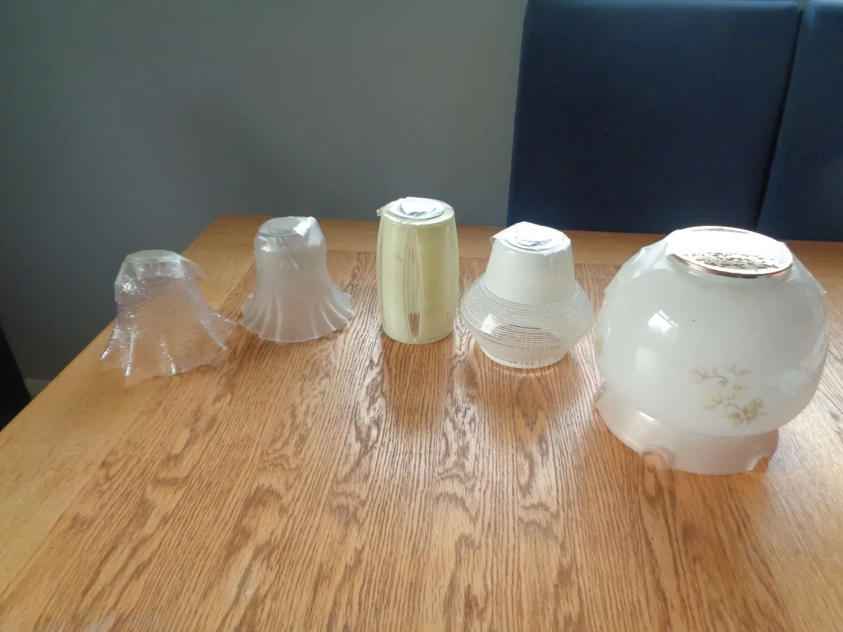 Vintage Light Shades x 5 for Sale - Image 1