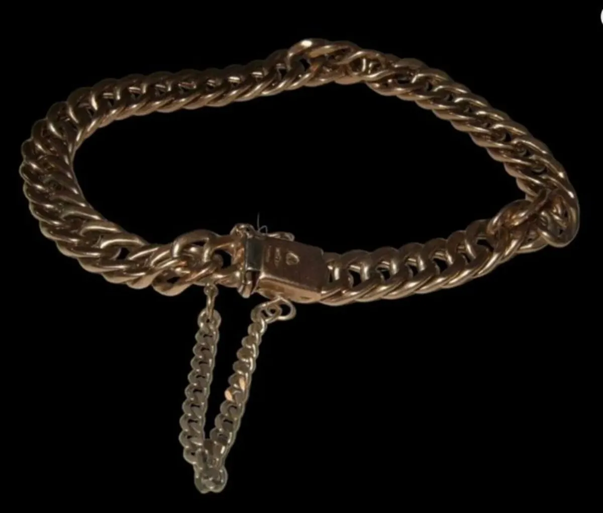 Vintage 9ct Hallmarked Gentlemans Bracelet - Image 3