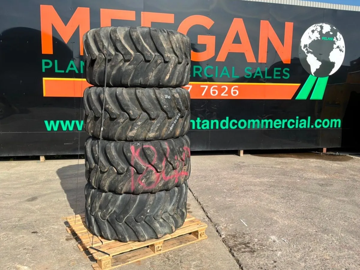 22.5 PART WORN DUMPER / TRAILER TYRES...1840t. - Image 3