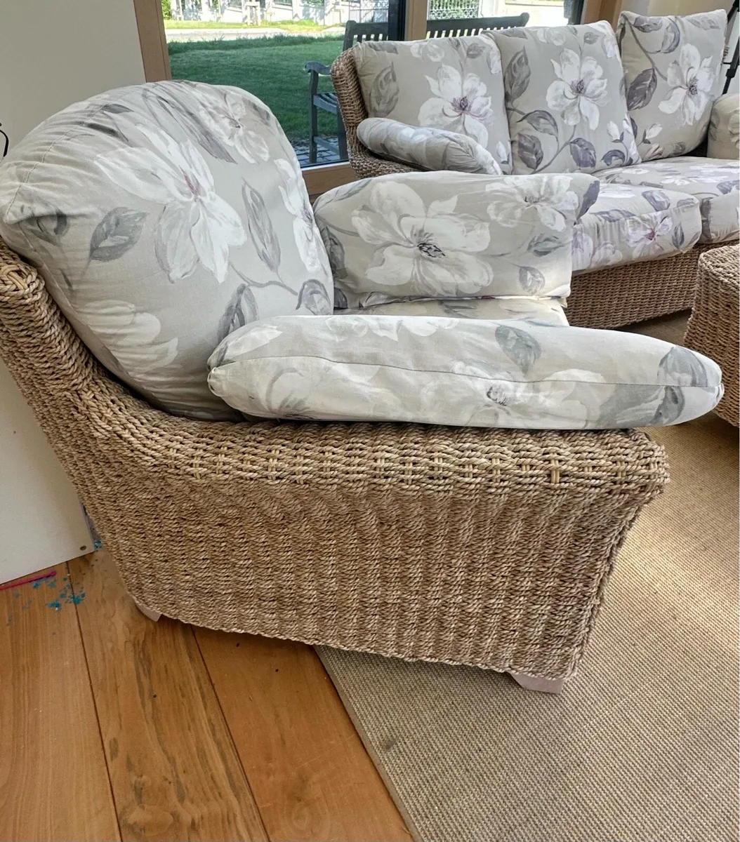 Conservatory / Sunroom 4 Piece Rattan Piece - Image 2