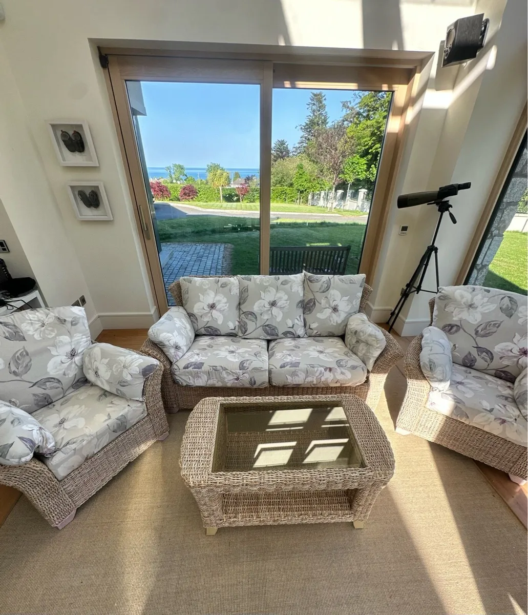 Conservatory / Sunroom 4 Piece Rattan Piece - Image 1