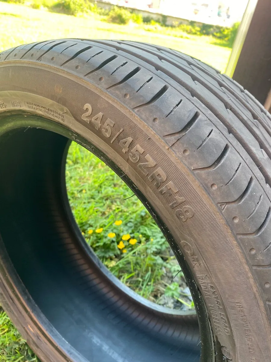 4x Radar runflat tyres - Image 3