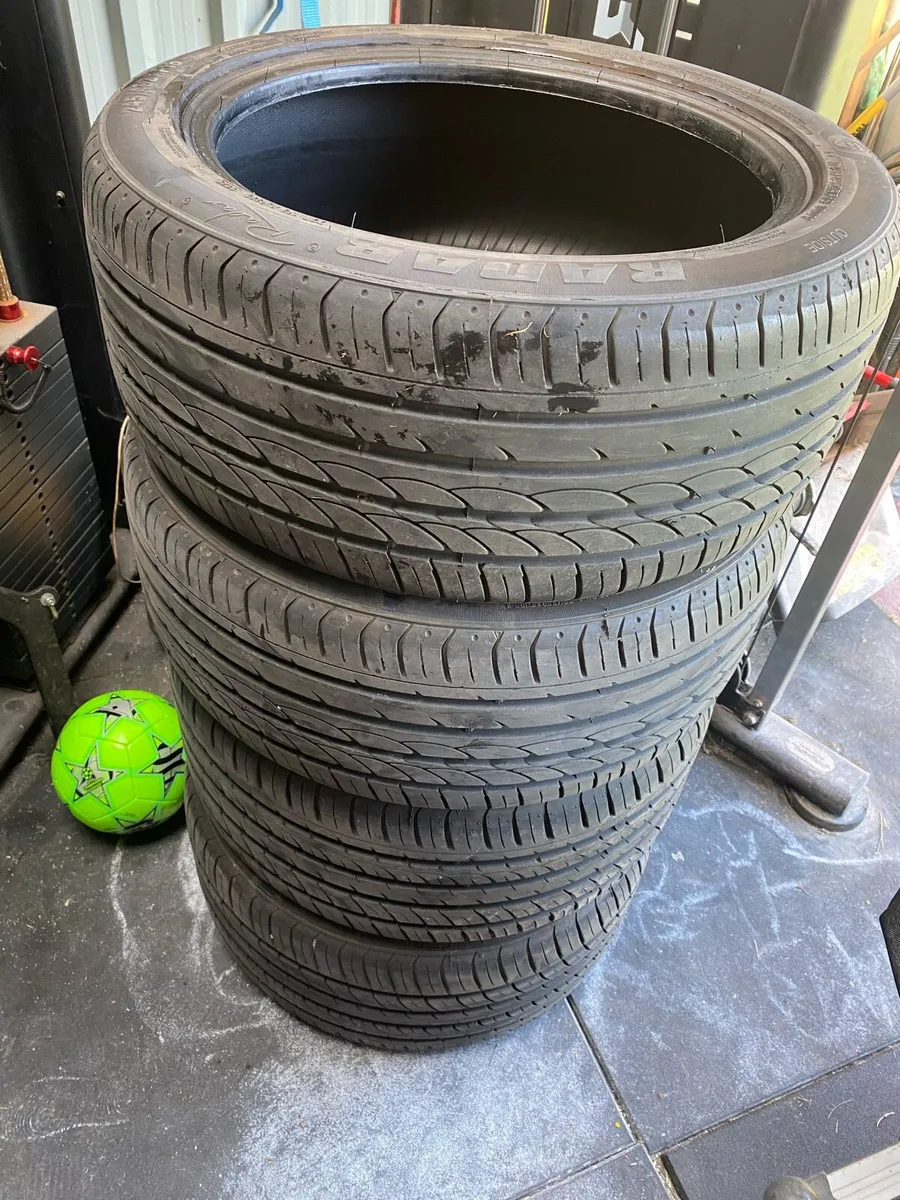 4x Radar runflat tyres - Image 1