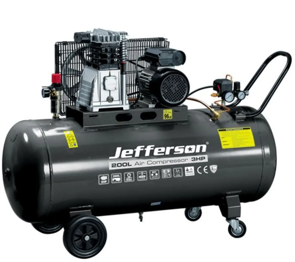 200ltr 3HP 10 BAR COMPRESSOR - Image 1